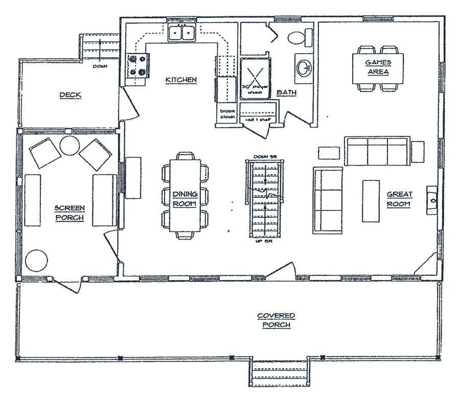 Wildwood / Haliburton floor plan, main floor