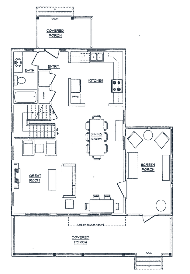 Westwind floor plan, main floor